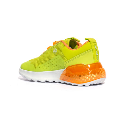 GEOX J45LYA 0149J LIME C2009 Sneakers Bambino 