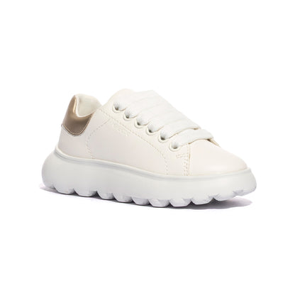 GEOX J55MRA WHITE PLATINUM C0588 Sneakers Bambina 