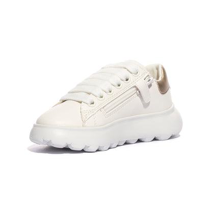 GEOX J55MRA WHITE PLATINUM C0588 Sneakers Bambina 
