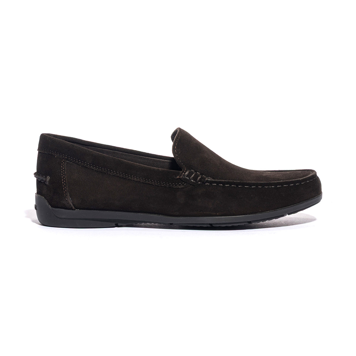 GEOX U55Q3A DK BROWN C6006 Mocassini Uomo 