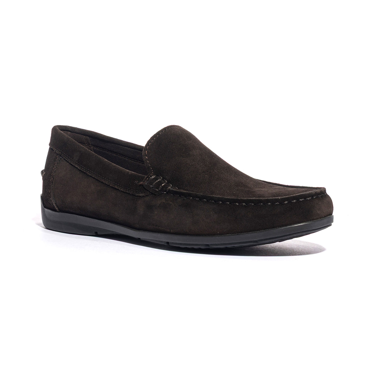 GEOX U55Q3A DK BROWN C6006 Mocassini Uomo 