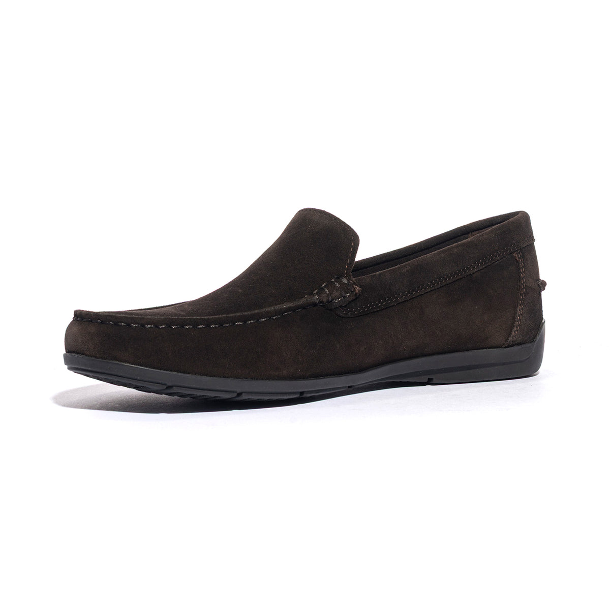 GEOX U55Q3A DK BROWN C6006 Mocassini Uomo 