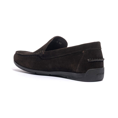 GEOX U55Q3A DK BROWN C6006 Mocassini Uomo 
