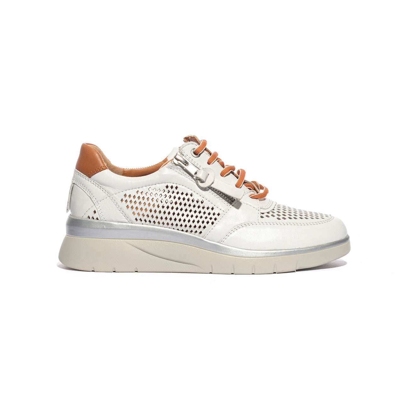 JOAN LEI 19313 WHITE CUOIO Sneakers Donna 