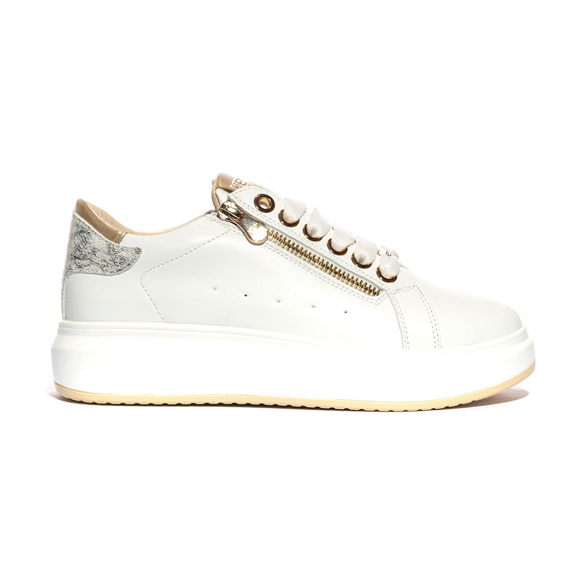 KEYS K10502 WHITE PLATINO Sneakers Donna 