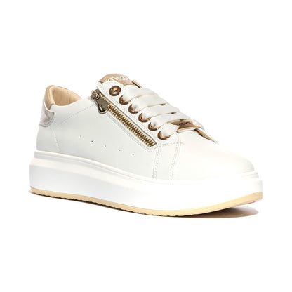 KEYS K10502 WHITE PLATINO Sneakers Donna 