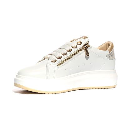KEYS K10502 WHITE PLATINO Sneakers Donna 