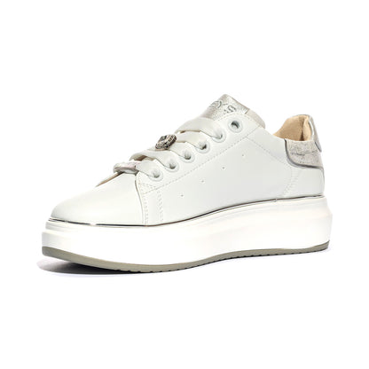 KEYS K10503 WHITE SILVER Sneakers Donna 