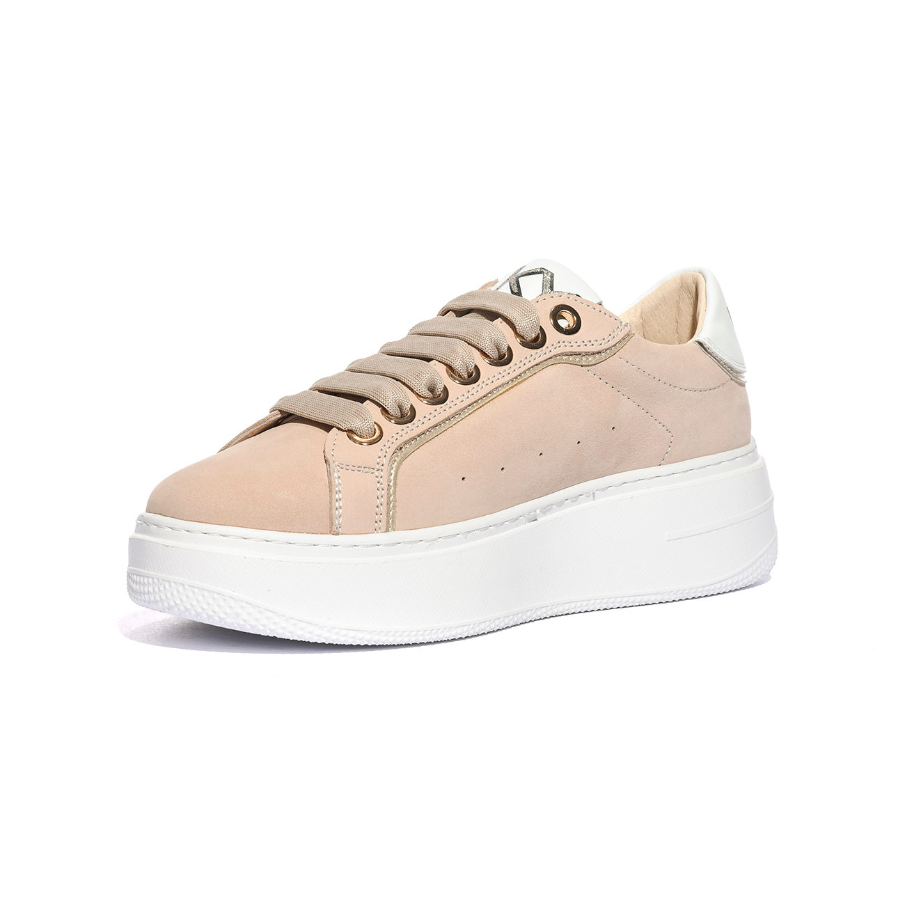 KEYS K10524 BEIGE PLATINO Sneakers Donna 