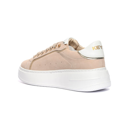 KEYS K10524 BEIGE PLATINO Sneakers Donna 