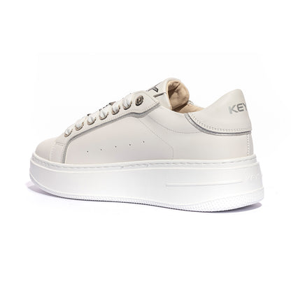 KEYS K10524 WHITE SILVER Sneakers Donna 