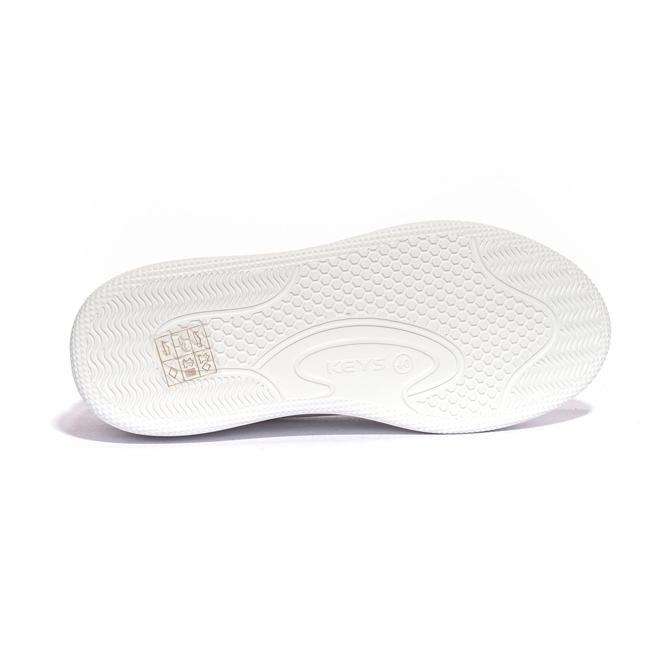 KEYS K10524 WHITE SILVER Sneakers Donna 