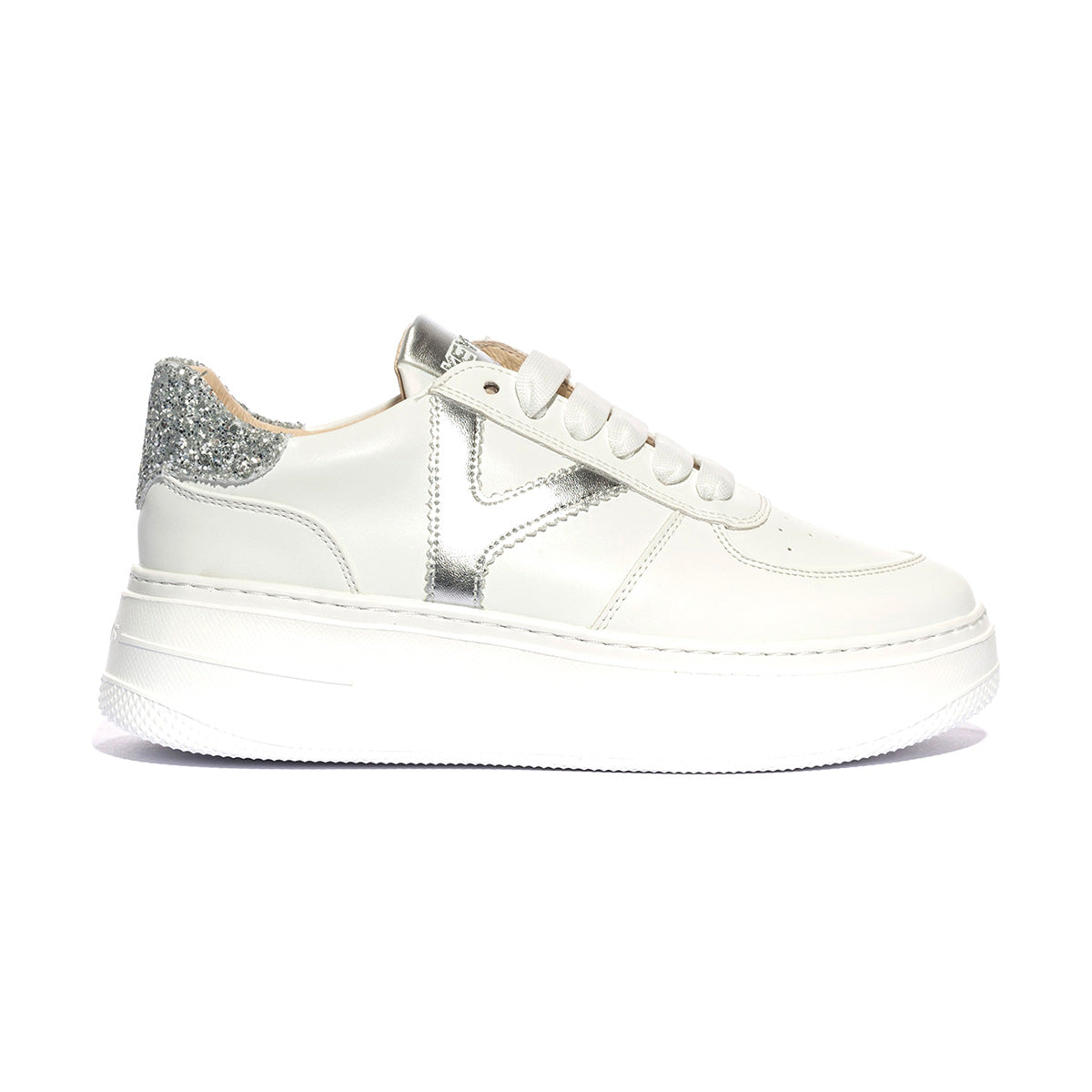 KEYS K10525 WHITE SILVER Sneakers Donna 