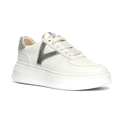 KEYS K10525 WHITE SILVER Sneakers Donna 
