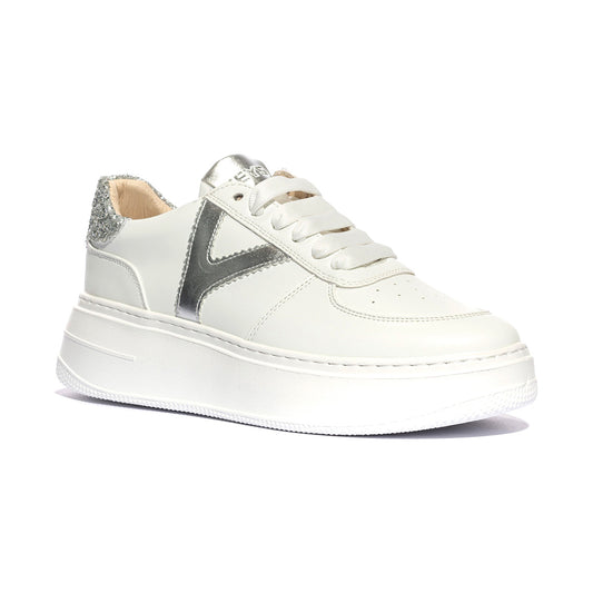 KEYS K10525 WHITE SILVER Sneakers Donna 
