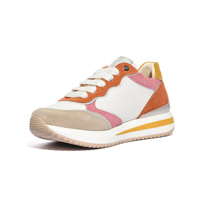 KEYS K10530 BEIGE WHITE Sneakers Donna 