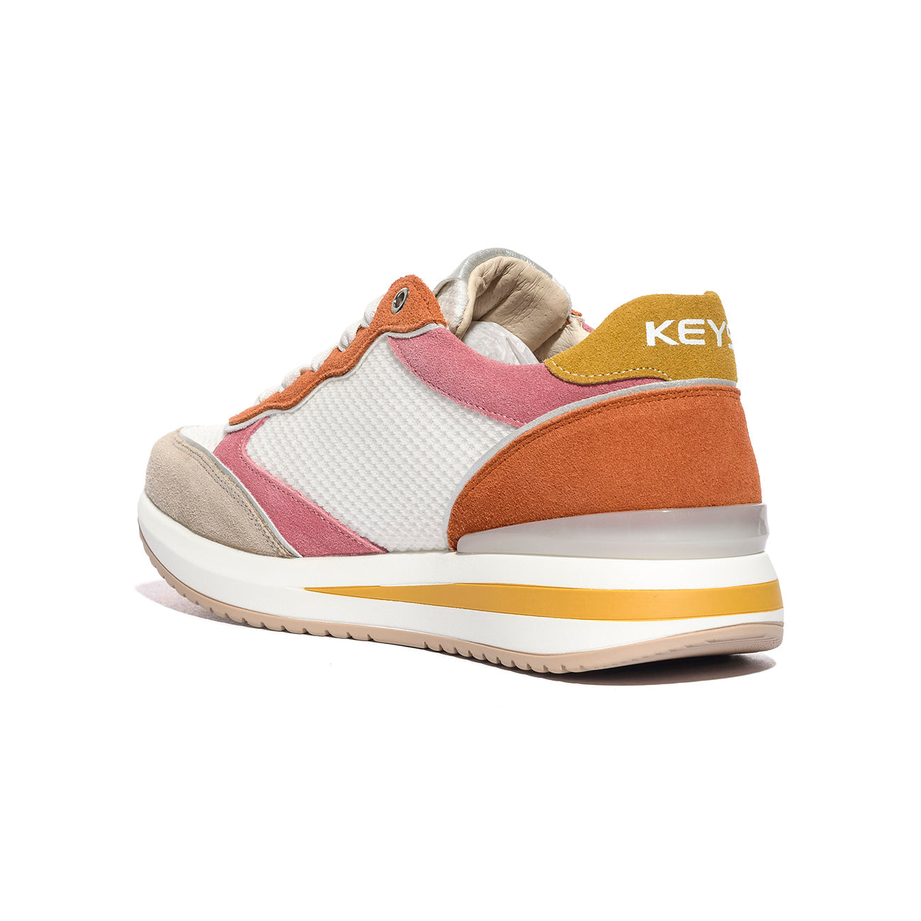 KEYS K10530 BEIGE WHITE Sneakers Donna 