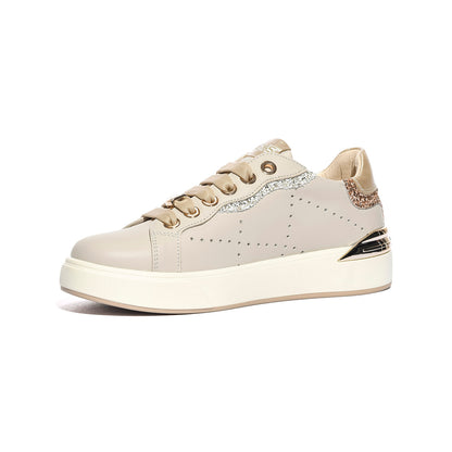 KEYS K10542 BEIGE PLATINO Sneakers Donna 