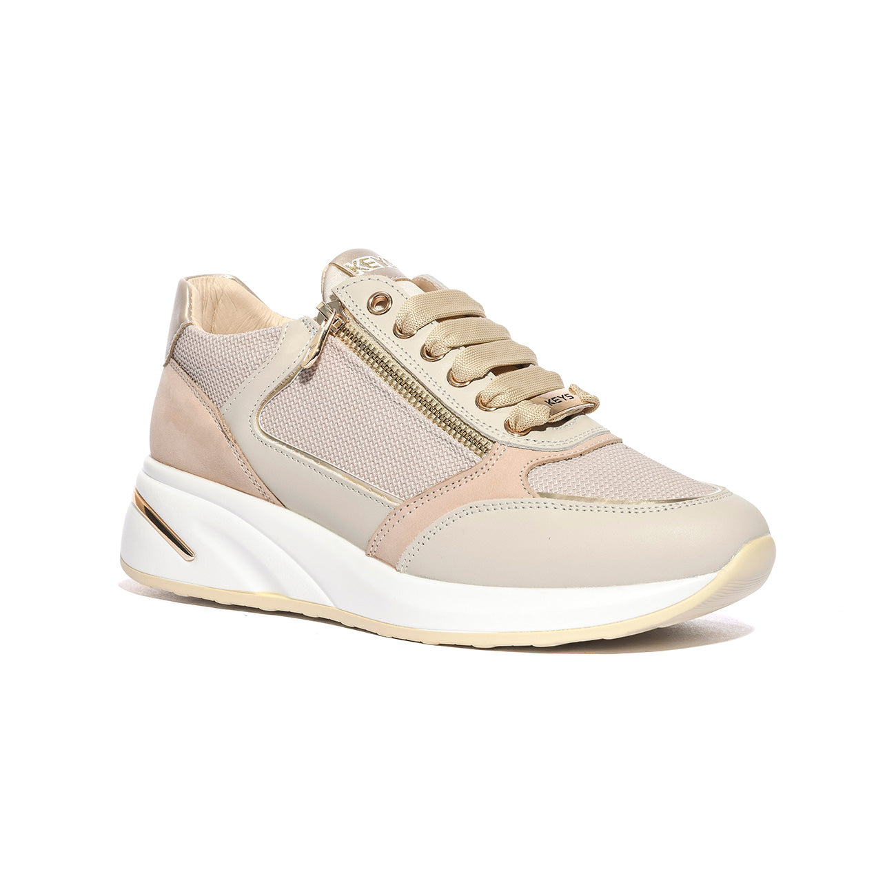 KEYS K10552 BEIGE GOLD Sneakers Donna 