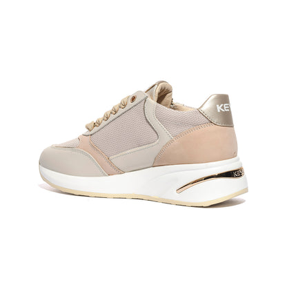 KEYS K10552 BEIGE GOLD Sneakers Donna 