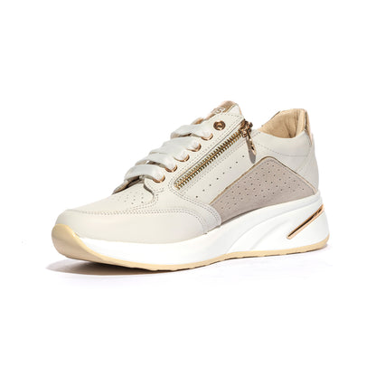 KEYS K10553 WHITE GOLD Sneakers Donna 