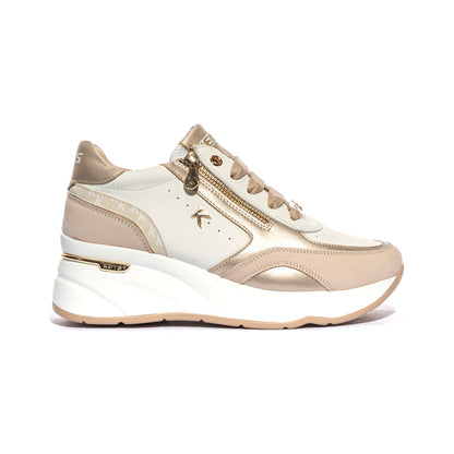 KEYS K10591 BEIGE AVORIO Sneakers Donna 