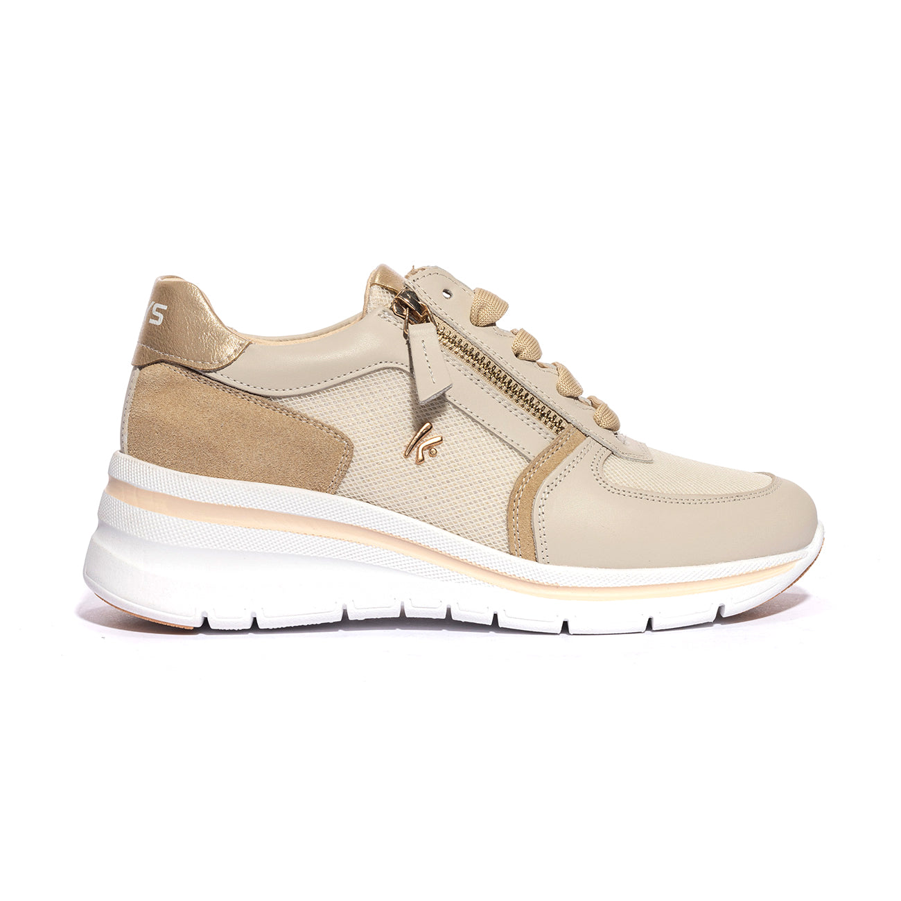 KEYS K10600 BEIGE PLATINO Sneakers Donna 