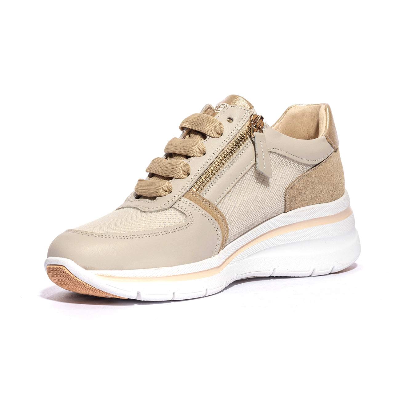 KEYS K10600 BEIGE PLATINO Sneakers Donna 
