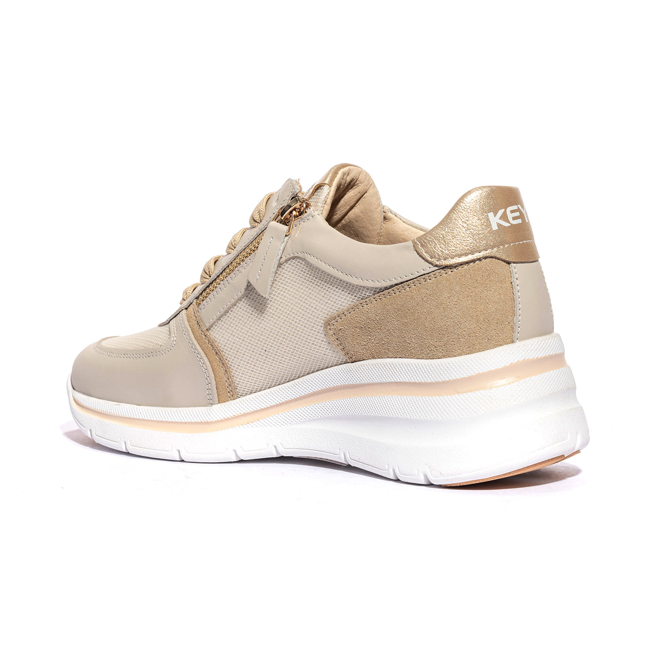 KEYS K10600 BEIGE PLATINO Sneakers Donna 