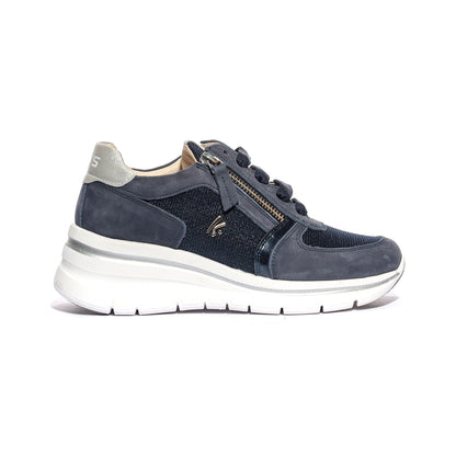 KEYS K10600 BLU SILVER Sneakers Donna 
