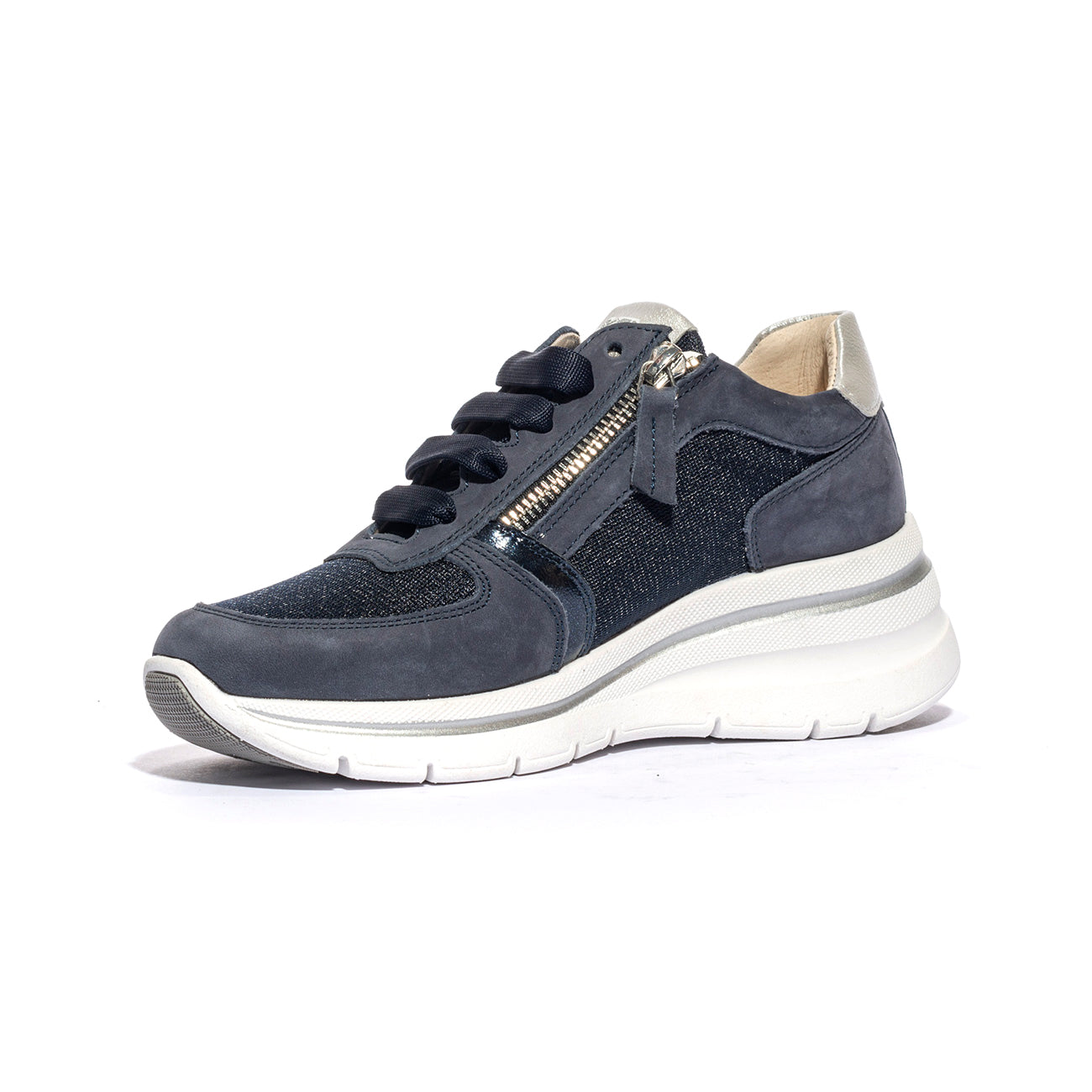KEYS K10600 BLU SILVER Sneakers Donna 