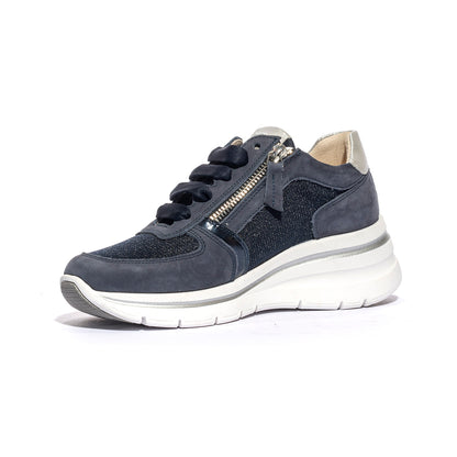 KEYS K10600 BLU SILVER Sneakers Donna 
