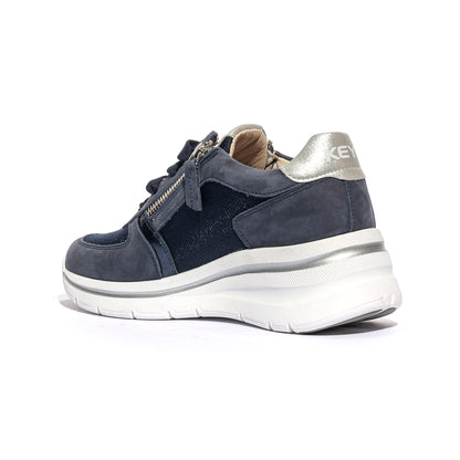 KEYS K10600 BLU SILVER Sneakers Donna 