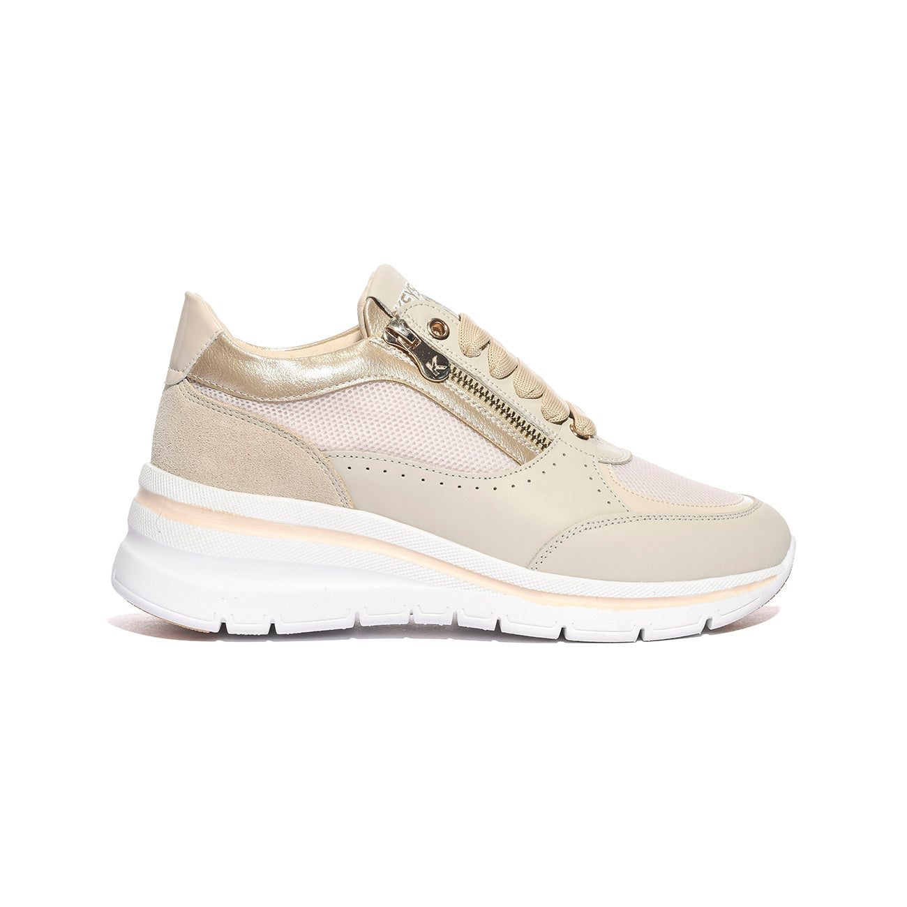 KEYS K10603 BEIGE GOLD Sneakers Donna 