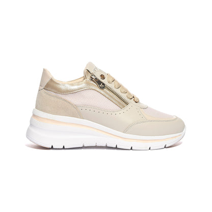 KEYS K10603 BEIGE GOLD Sneakers Donna 
