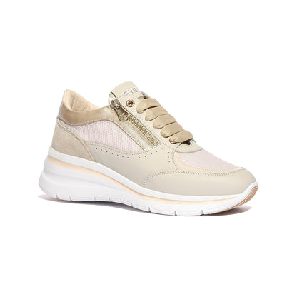KEYS K10603 BEIGE GOLD Sneakers Donna 