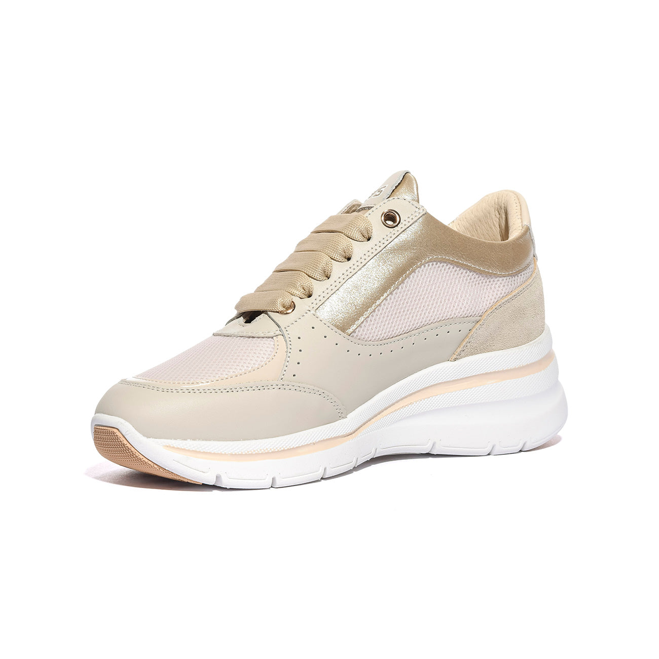 KEYS K10603 BEIGE GOLD Sneakers Donna 