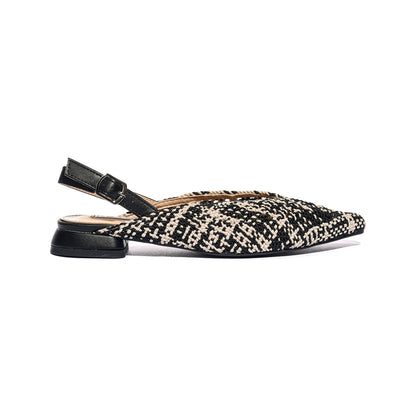 KEYS K10660 BLACK BEIGE Ballerine Donna 