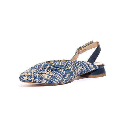 KEYS K10660 BLU BEIGE Ballerine Donna 