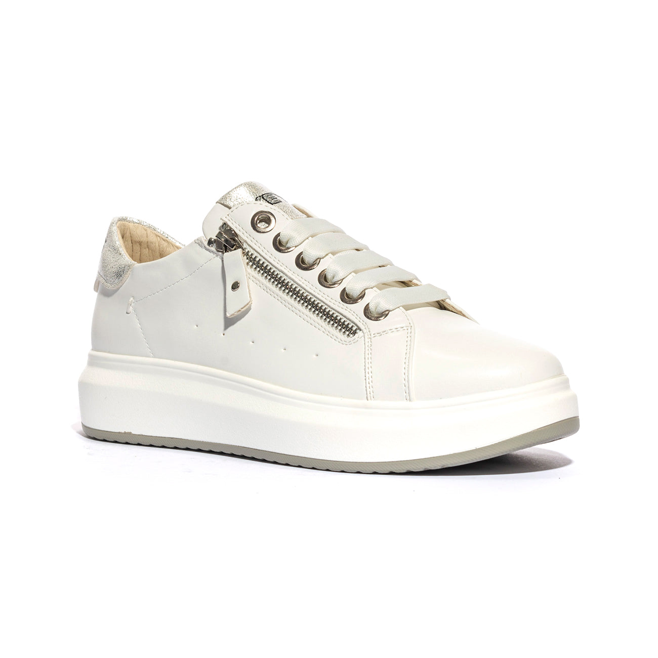KEYS K7600 WHITE SILVER Sneakers Donna 