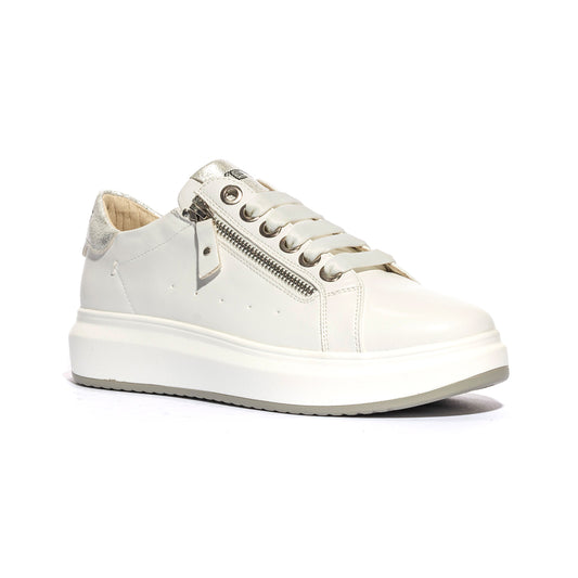 KEYS K7600 WHITE SILVER Sneakers Donna 