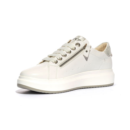 KEYS K7600 WHITE SILVER Sneakers Donna 