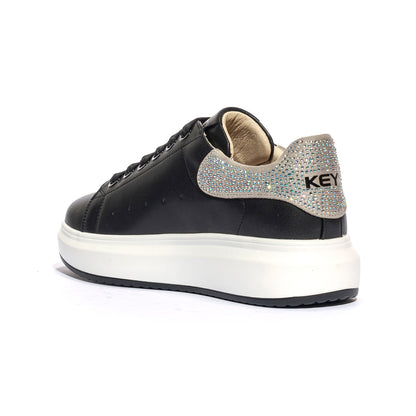 KEYS K7601 BLACK GREY Sneakers Donna 