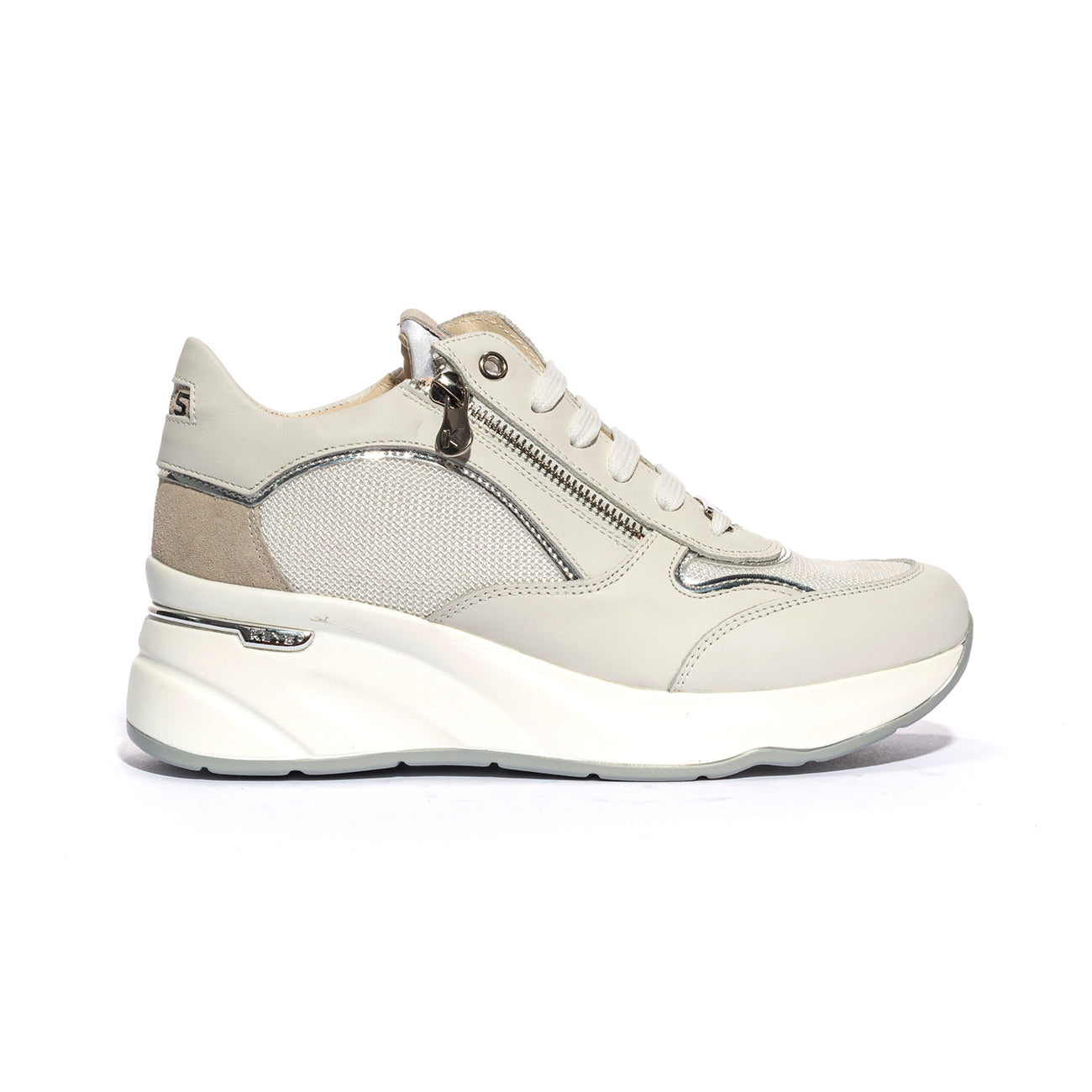 KEYS K9020 WHITE SILVER Sneakers Donna 
