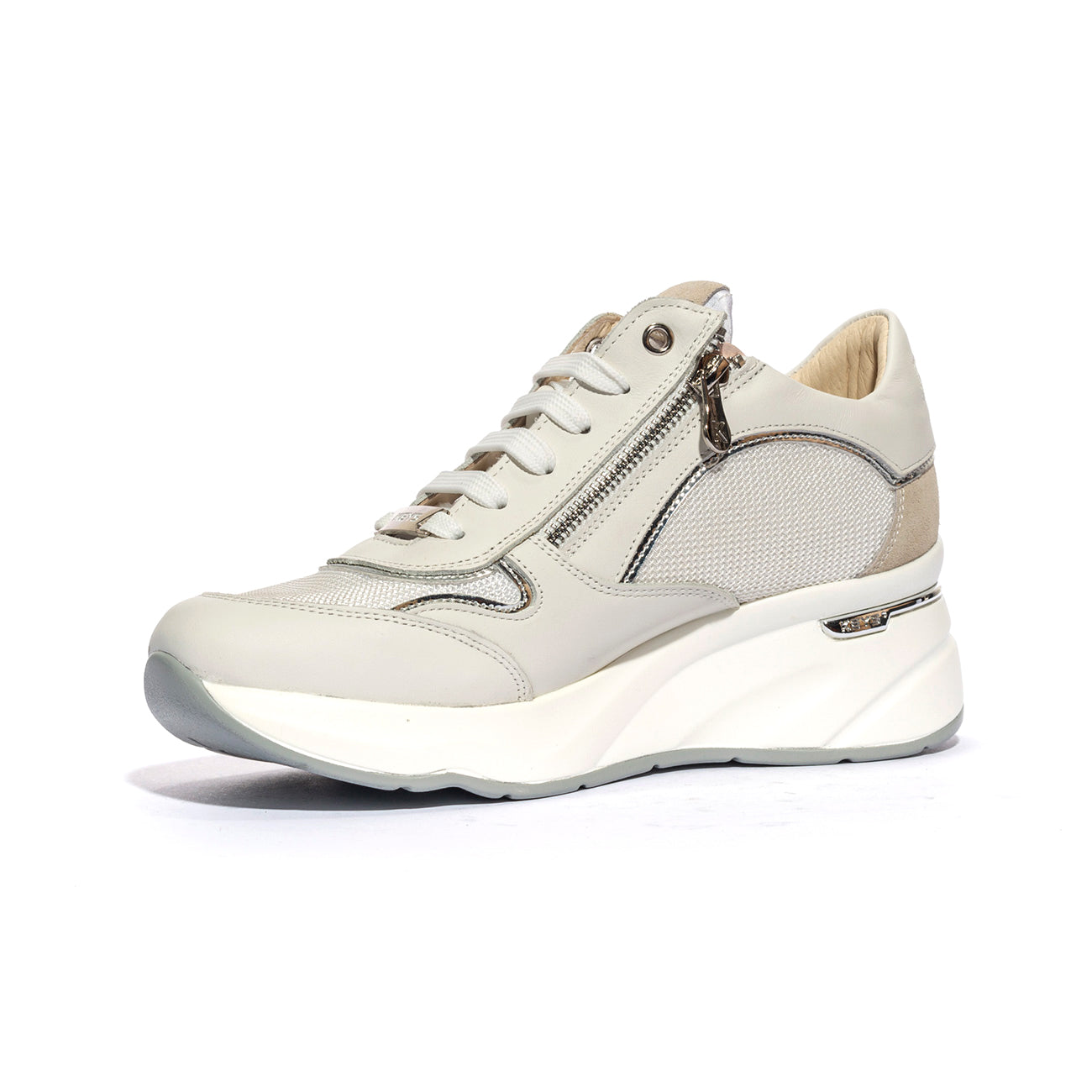 KEYS K9020 WHITE SILVER Sneakers Donna 