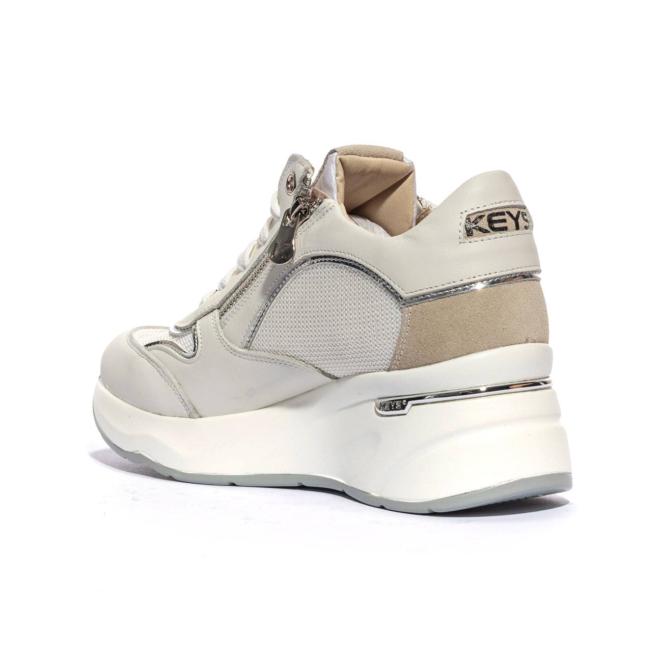 KEYS K9020 WHITE SILVER Sneakers Donna 