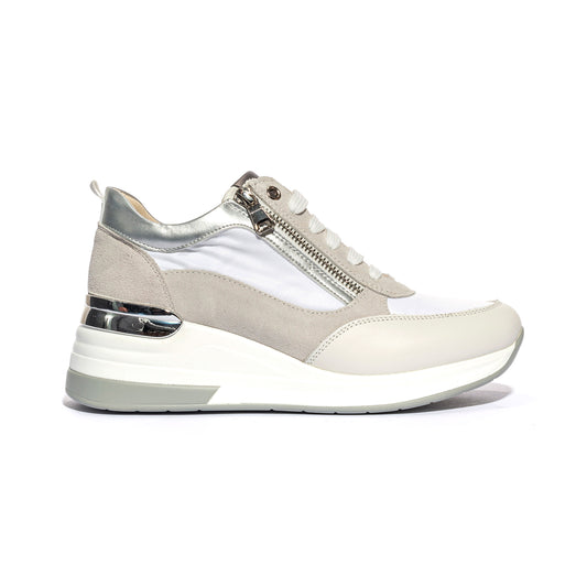 KEYS K9021 WHITE SILVER Sneakers Donna 