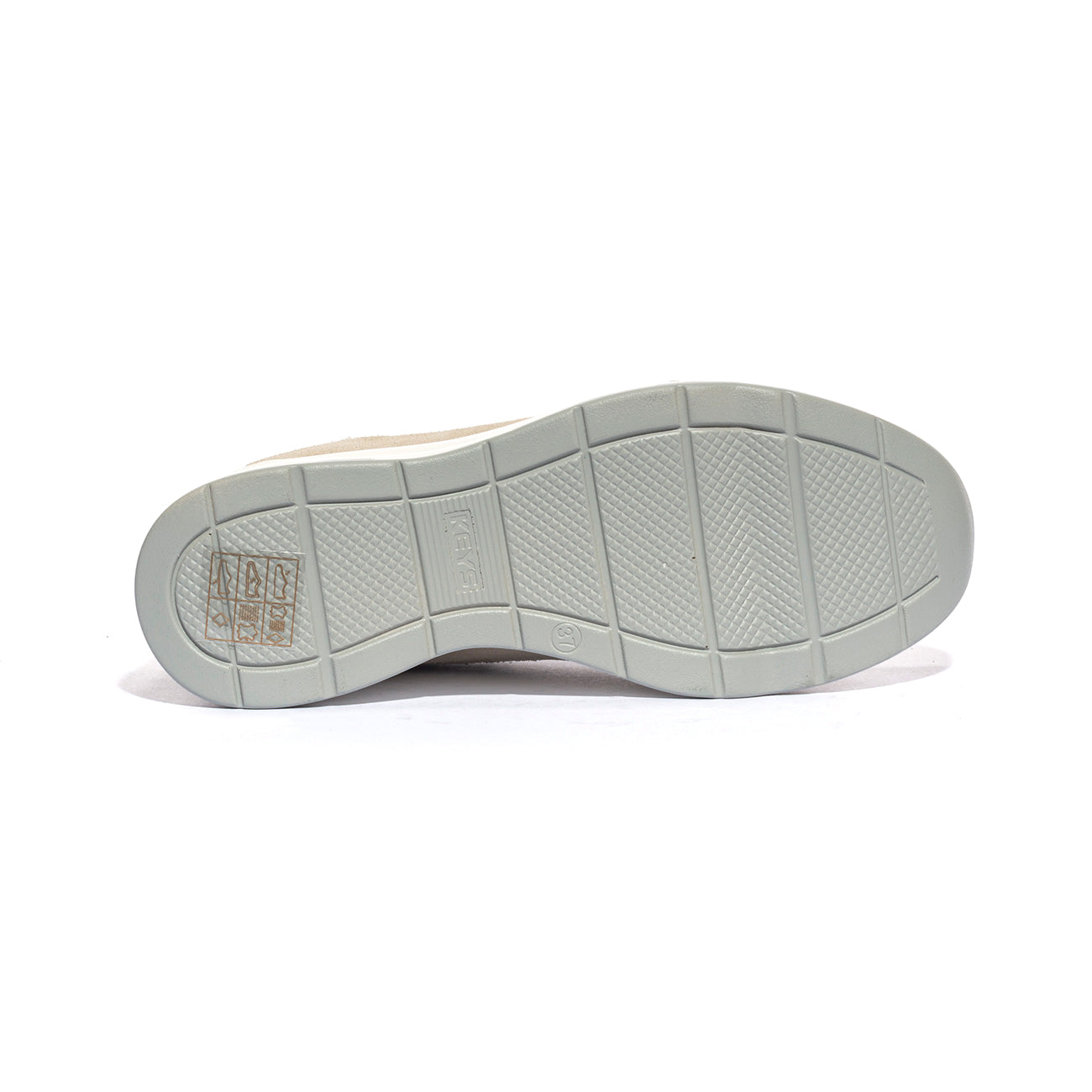 KEYS K9040 WHITE SILVER GOLD Sneakers Donna 