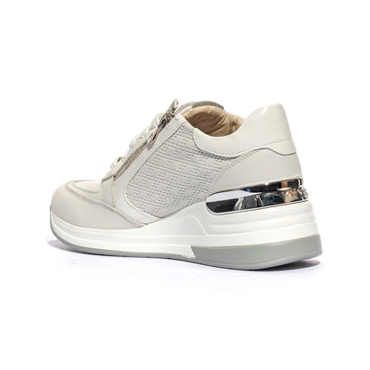 KEYS K9041 WHITE SILVER Sneakers Donna 