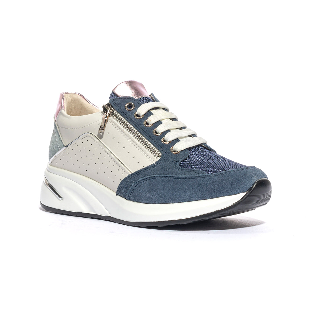 KEYS K9061 MING JEANS WHITE Sneakers Donna 